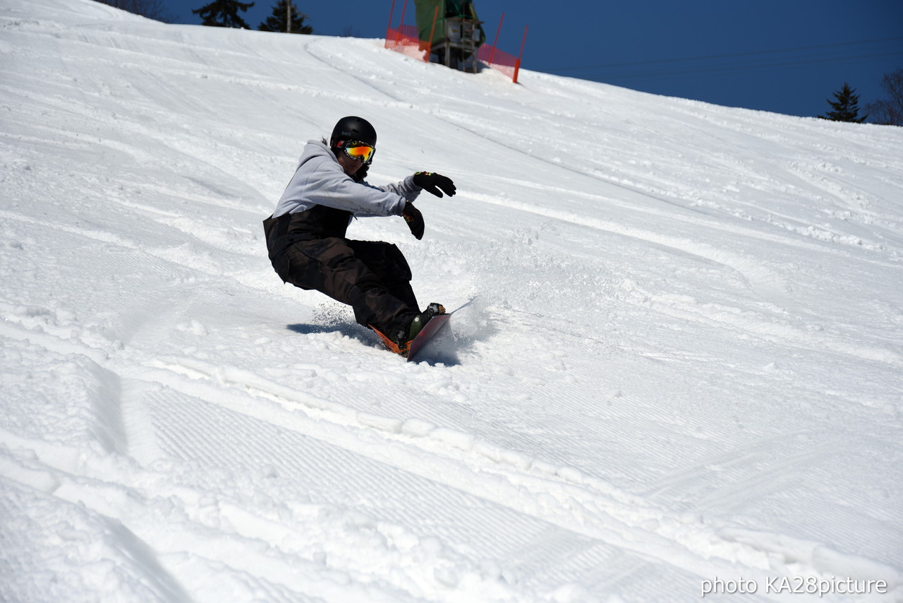 富良野スキー場　山頂の積雪は 192cm!! 春の『THE DAY』到来☆